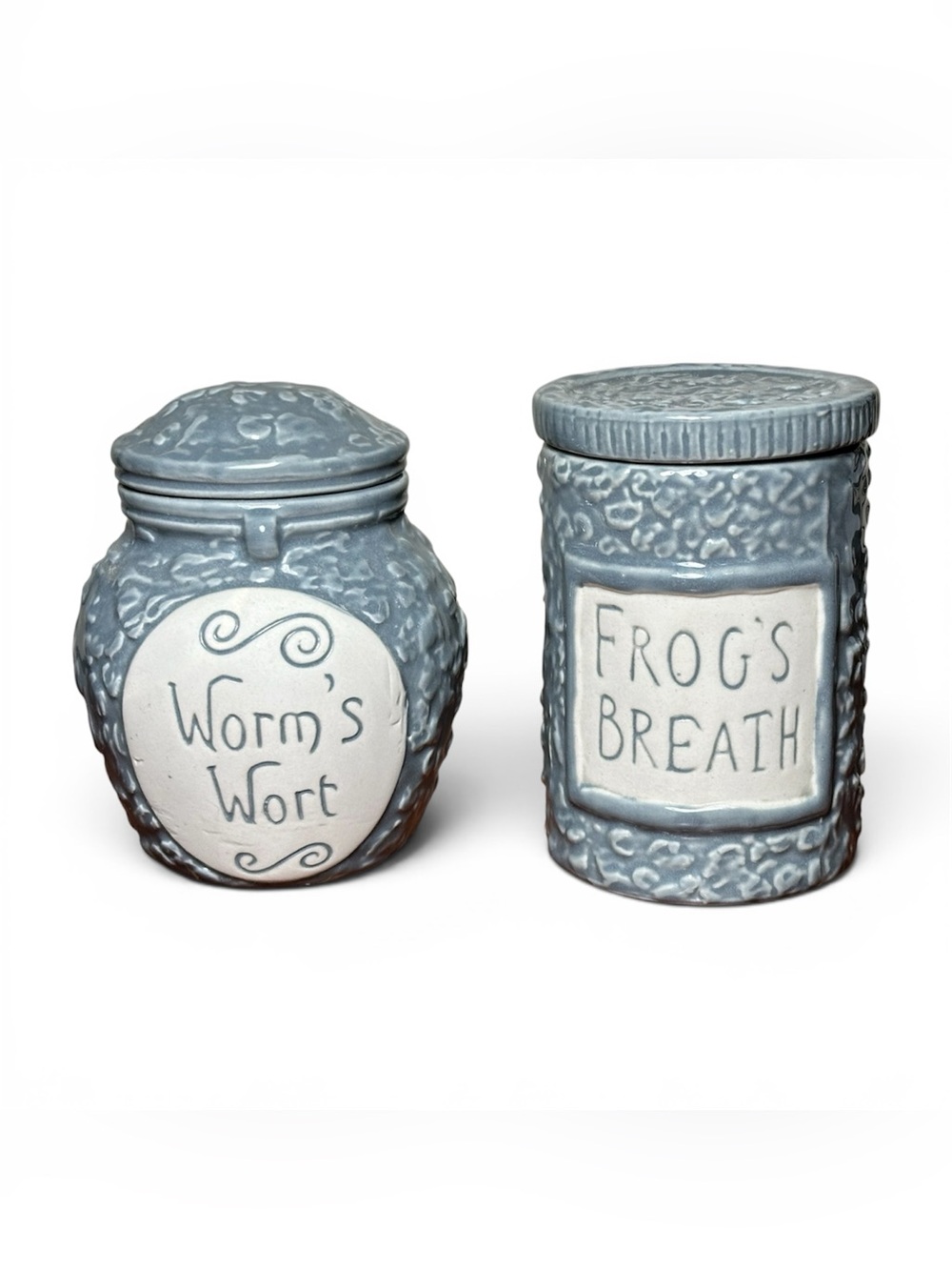 Disney’s Nightmare Before Christmas - Ceramic Jar Set Worm’s Wort Frog’s Breath - Picture 1 of 4